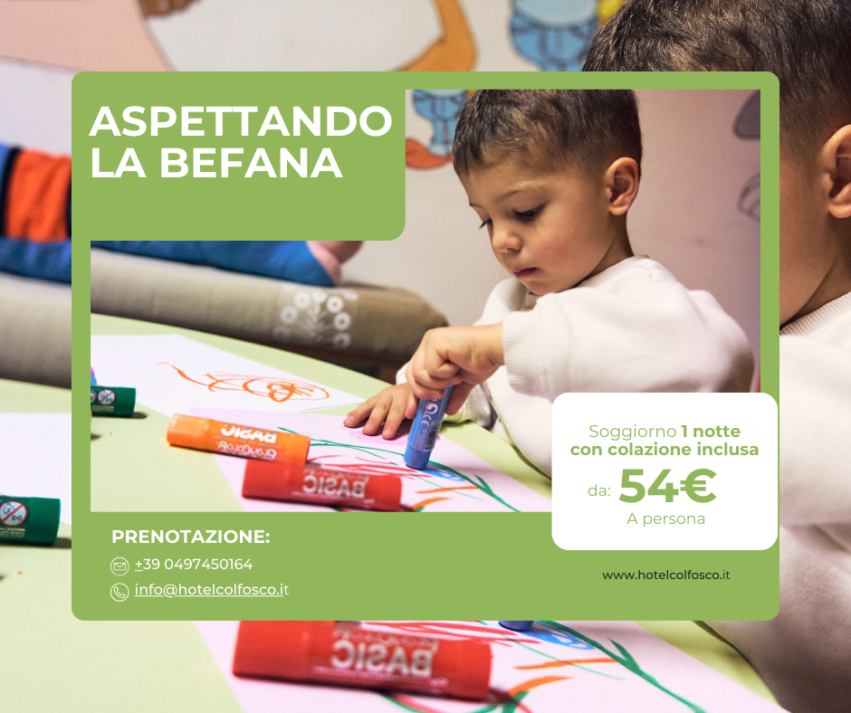 Ponte dell'Epifania sulle dolomiti