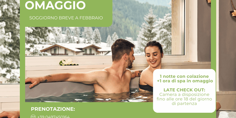 1 notte con spa in omaggio e late check out