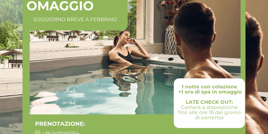 una notte con colazione e spa in omaggio Relax ad alta quota a San Martino di Castrozza